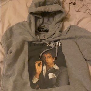 COPY - Dolce & Gabbana Grey Hoodie Scarface Small (women)